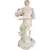  9" Wales Flower Boy Lace Porcelain Figurine Japan 