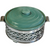  Homer Laughlin Fiesta Kitchen Kraft Round Covered Casserole with Metal Stand