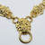 Kenneth Jay Lane Lion's Mark Doorknocker Chain Necklace