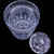  Crystal Clear Industries Crystal Canister with Lid Cookie  Biscuit Candy Jar Hand cut  Poland  