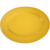  11" Homer Laughlin Kitchen Kraft Fiesta Harlequin Yellow Oval Serving Platter