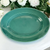 13" Homer Laughlin Kitchen Kraft Fiesta Harlequin Spruce Green Oval Serving Platter
