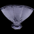 L.E. Smith Glass Clear Hobnail 1000 Eye Fan Vase