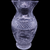 9" Waterford Crystal Lead Crystal Round 3-Toed Crimped Bowl Vase