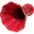 7" Homer Laughlin Fiesta Scarlet Red Flared Small Vase   
