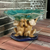 Majolica 3 Monkeys Holding Bowl Dish Centerpiece