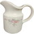 Pfaltzgraff Trousseau Ivory Pink & Purple Rose Decor Gray Band Creamer