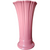 9" Homer Laughlin Fiesta Flamingo Flared Vase Damaged