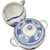  Allerton's Chinese Blue Sugar Bowl & Lid and Creamer Englang