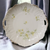 M.Z. Austria Yellow Flowers Embossed Porcelain Handled Cake Plate