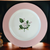  Homer Laughlin Glenwood Pink Rim, Pink/White Roses, Gold Trim Dinner Plate