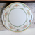 Kokura Decorative Yellow Rope Edge/Green Band, Floral Rim Handled Cake Plate