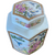 Occupied Japan Porcelain Hexagonal Ginger Jar Hummingbird With Lid