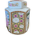 Occupied Japan Porcelain Hexagonal Ginger Jar Hummingbird With Lid