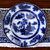 Wedgwood Chapoo 12 Sided Flow Blue Asian Scene Luncheon Plate