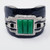 Kenneth Jay Lane Art Deco Hinged Cuff Bracelet
