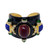 KJL Kenneth Jay Lane Ruby Cabochon Black Cuff Bracelet
