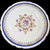 8" Embassy Vitrified China American Floral Center Cobalt Blue Band Gold Filigree Bread & Butter Plate