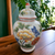 Andrea By Sadek Multi-Colored Floral Ginger Jar #5703 Japan