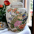 6" Andrea By Sadek Multi-Colored Floral Ginger Jar Japan