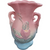 Hull Magnolia Matte Handled Vase