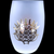 Pasabahce Crystal Gold Leaf  Sun Course Vase  