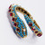 Kenneth Jay Lane KJL Faux Ruby & Turquoise Snake Bangle Bracelet
