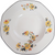 Homer Laughlin Yellowstone Yellow & Red Floral Black Trim Coupe Soup Bowl