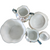 Dow Sie Cot Ure Nippon Handpainted Victorian Porcelain Four Piece Tea Set Service