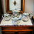 Dow Sie Cot Ure Nippon Handpainted Victorian Porcelain Four Piece Tea Set Service