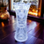  Art Deco American Brilliant Cut Crystal Corset Flower Vase