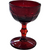 Ruby Red Georgian Paneled Cocktail Liquor Glass 