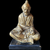 Sitting Samurai Brass Statue Japanese