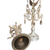 Opulent Treasures® Chandelier Rosettes Candle Holders Candelabra Set of 2