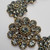 Oscar De La Renta Black Diamond Jeweled Statement Necklace