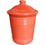  Homer Laughlin Fiesta Poppy Small Canister & Lid