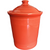  Homer Laughlin Fiesta Poppy Large Canister & Lid