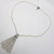 Oscar de la Renta Glass Pearl and Crystal Tassel Necklace