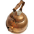 8" Tagus Copper Brass Tea Pot Kettle Wood Handle Portugal 