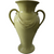 Abingdon Pottery Tall Green Double Handled Urn Vase