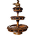 Three Tier Buffalo Wood Handcrafted Carved Lazy Susan