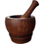 4" Late 19th Century Wooden Mortar and Pestle