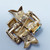 Kenneth Jay Lane KJL Crystal & Enamel Ribbon Brooch Pin