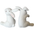 Ceramic Rabbit Bunny Salt And Pepper Shakers