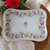 M.Z. Austria Pink & White Roses No Trim Porcelain Tray