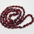 Red Cherry Amber Bakelite 35" Faceted Graduated Bead Necklace