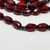 Red Cherry Amber Bakelite 35" Faceted Graduated Bead Necklace