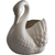Holland Mold White Porcelain Swan Planter Vase Bowl