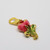 JAY Jay Strongwater Multicolor Enamel and Crystal-Accented Goldtone Flower Charm