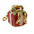 JAY Jay Strongwater "Jingle All the Way" Multicolor Enamel and Crystal-Accented Goldtone Present Charm